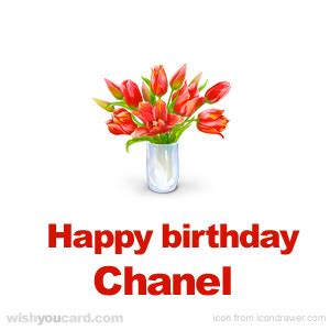 happy birthday chanel card|happy birthday Chanel flowers.